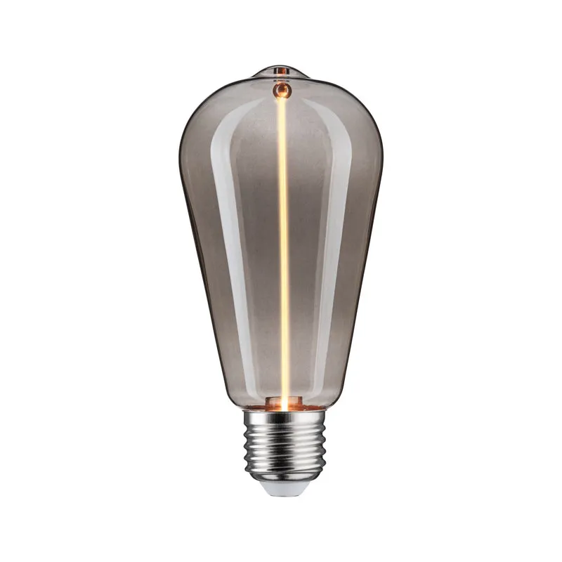 Paulmann Floating Shine Standard 230V LED Kolben 90lm 2,8W 1800K Rauchglas