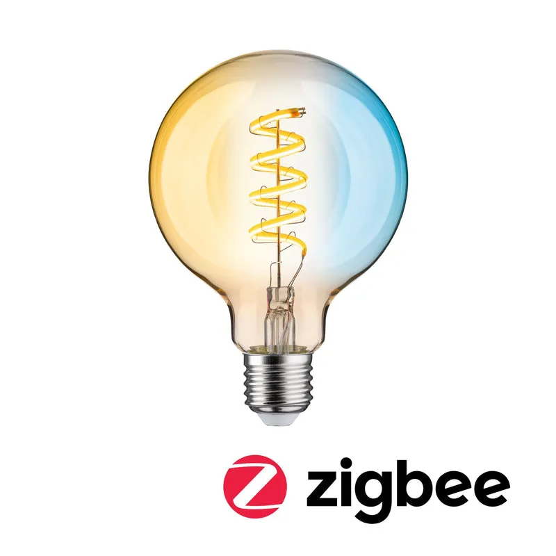 Paulmann Filament 230V LED Globe Smart Home Zigbee 3.0 600lm 7,5W Tunable White dimmbar Gold