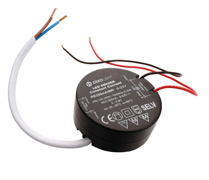Deko-Light ROUND, CC, RS350mA/8W Schwarz