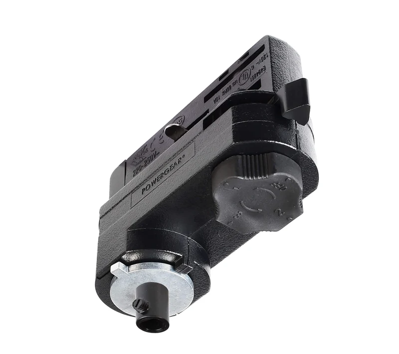 Deko-Light D Line 3-Phasen Adapter für Leuchtenmontage inkl. Montagezubehör Graphitschwarz RAL 9011