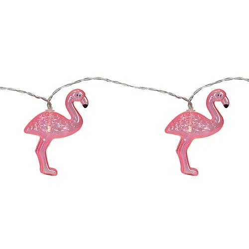 LED Dekolichterkette Flamingos 3132-343