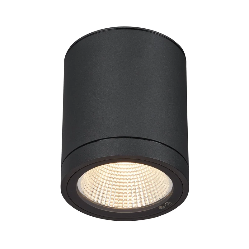 SLV ENOLA ROUND M Outdoor LED Deckenaufbauleuchte anthrazit CCT 3000/4000K