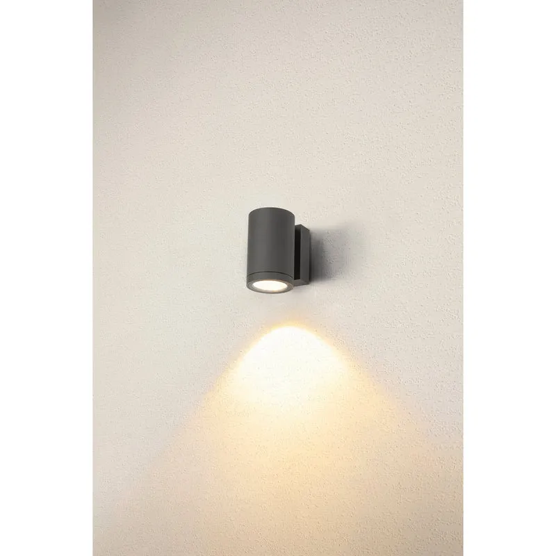 SLV ENOLA ROUND M single Outdoor LED Wandaufbauleuchte anthrazit CCT 3000/4000K