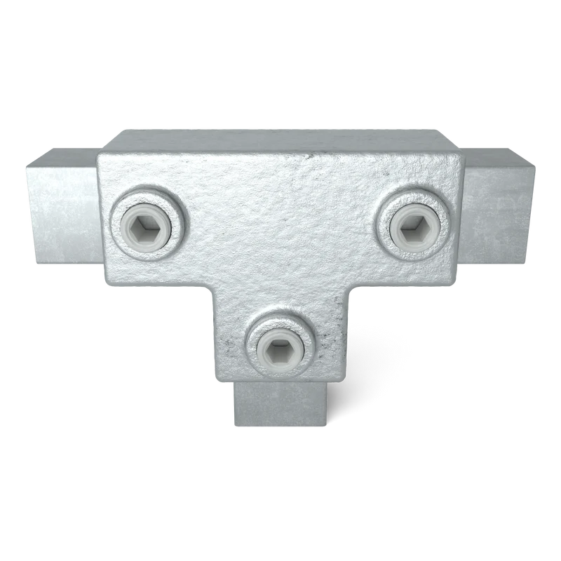 T-Stück lang 25 mm quadratisch