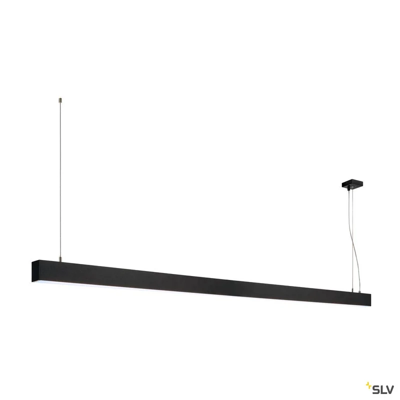SLV GLENOS Pendelleuchte, mattschwarz, 2m, 103W, 4000K