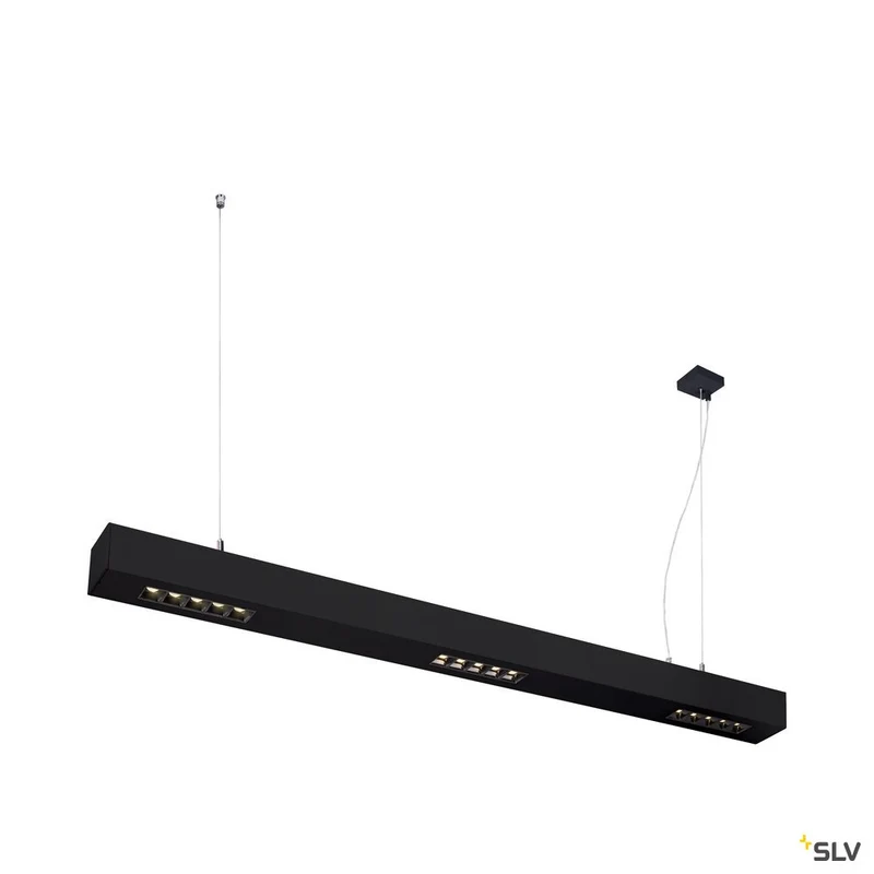 SLV Q-LINE PD, LED Indoor Pendelleuchte, 1m, BAP, schwarz, 4000K