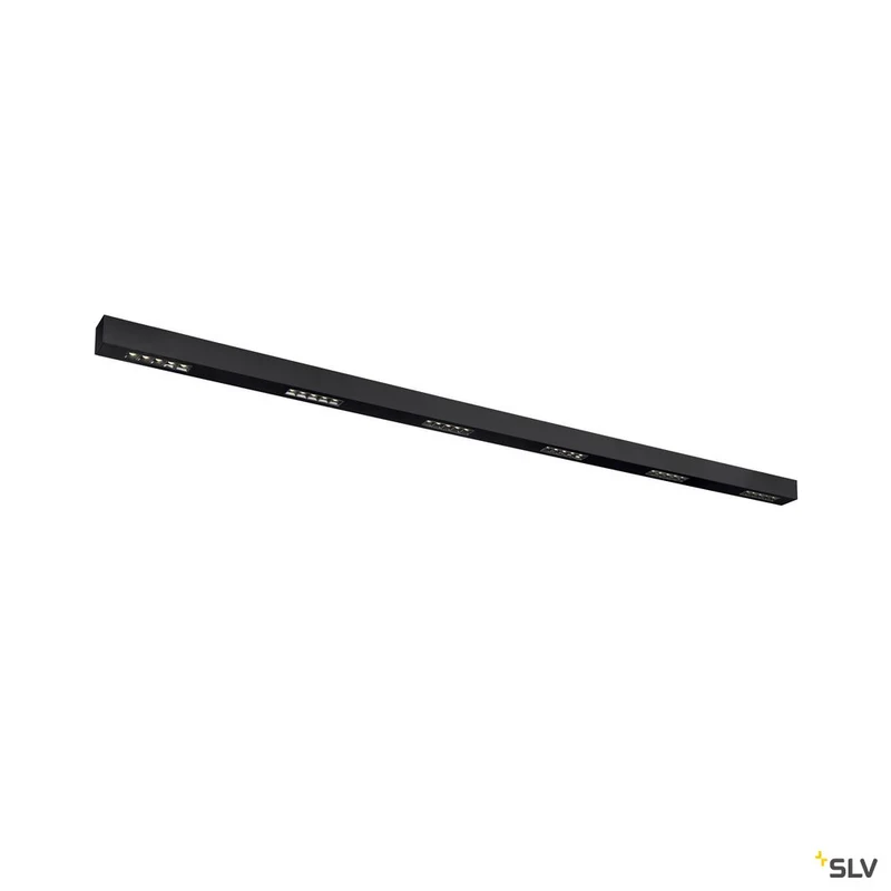 SLV Q-LINE CL, LED Indoor Deckenaufbauleuchte, 2m, BAP, schwarz, 4000K