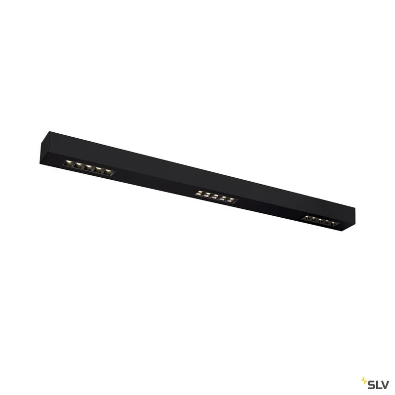 SLV Q-LINE CL, LED Indoor Deckenaufbauleuchte, 1m, BAP, schwarz, 4000K
