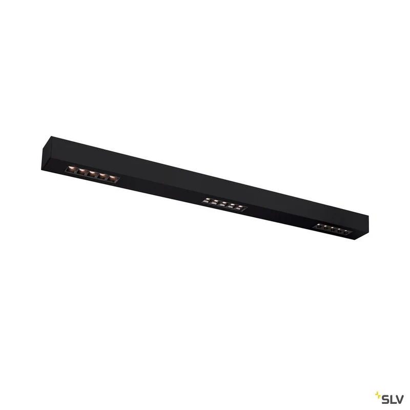 SLV Q-LINE CL, LED Indoor Deckenaufbauleuchte, 1m, BAP, schwarz, 3000K