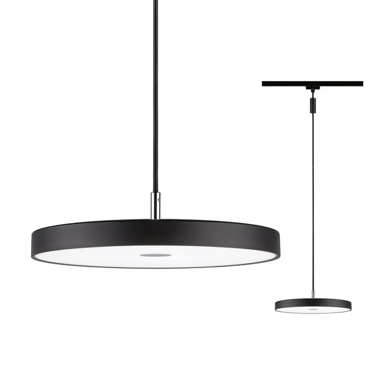 Paulmann URail LED Pendel Hildor 3-Step-Dim 850lm 15W 4000K dimmbar 230V Schwarz matt