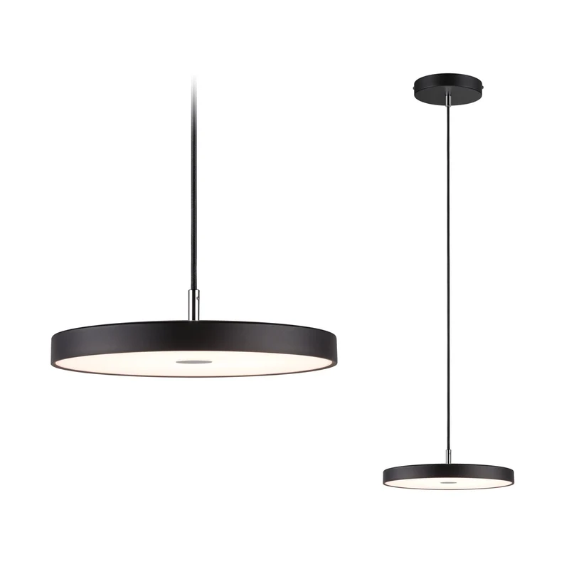 Paulmann LED Pendelleuchte Hildor 3-Step-Dim 2700K 1600lm 22W Schwarz matt dimmbar