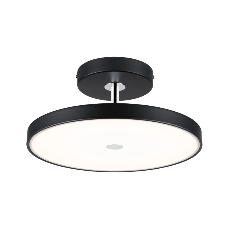 Paulmann LED Deckenleuchte Hildor 3-Step-Dim 2700K 2100lm 230V 26,5W dimmbar Schwarz matt#Chrom