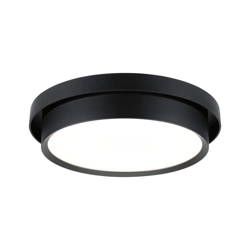 Paulmann LED Deckenleuchte Malik 3-Step-Dim 2700K 850lm 230V 13,5W dimmbar Schwarz matt