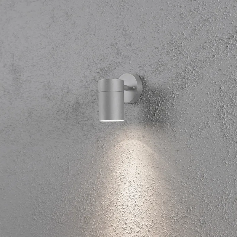 Konstsmide Halogenspot Modena Aluminium, grau, klares Glas