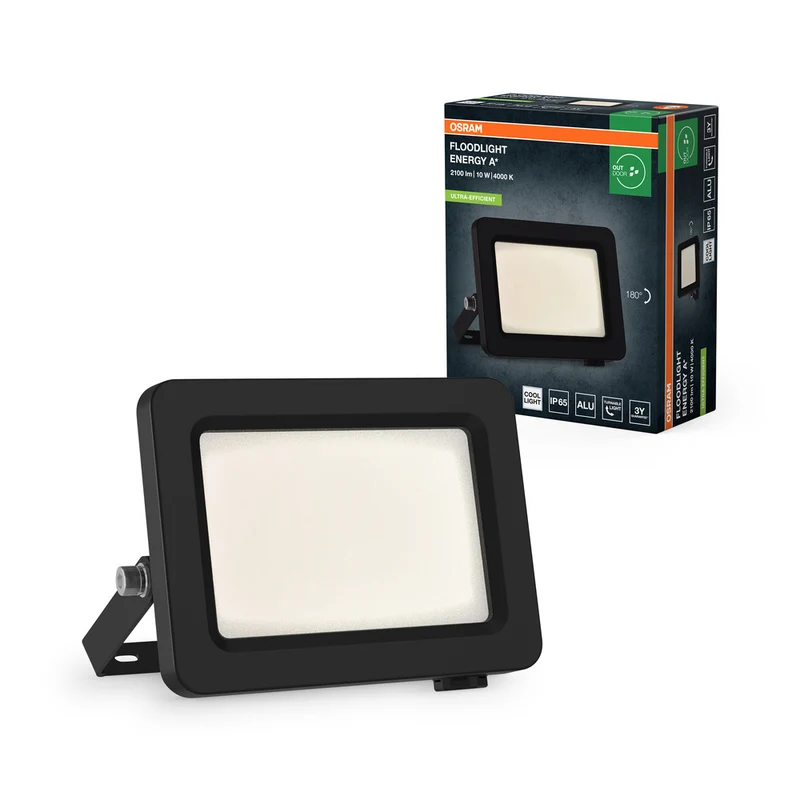 OSRAM FLOODLIGHTS ENERGY EFFICIENCY Strahler, 10W, 4000K Dunkelgrau