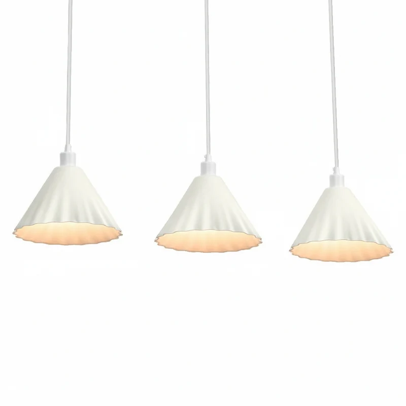 OSRAM DECOR Pendelleuchte 3-flammig Decor Pulp weiß, E14