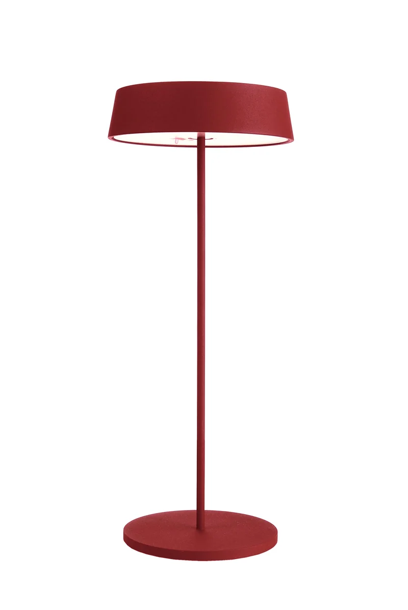 Deko-Light Miram Standfuß + Kopf Rubin Rot Bundle 2,2W Rubin Rot RAL 3003