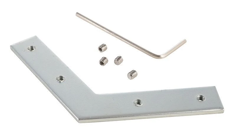 Deko-Light Nutenstein / Eckverbinder 120° Silber naturbelassen