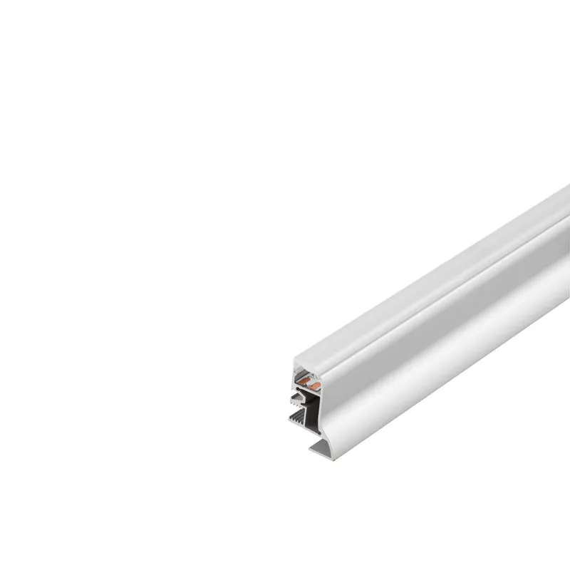 SLV GLENOS Fußleisten-Profil 200,alu eloxiert, 2m, mit semi-transparenter Acrylabdeckung