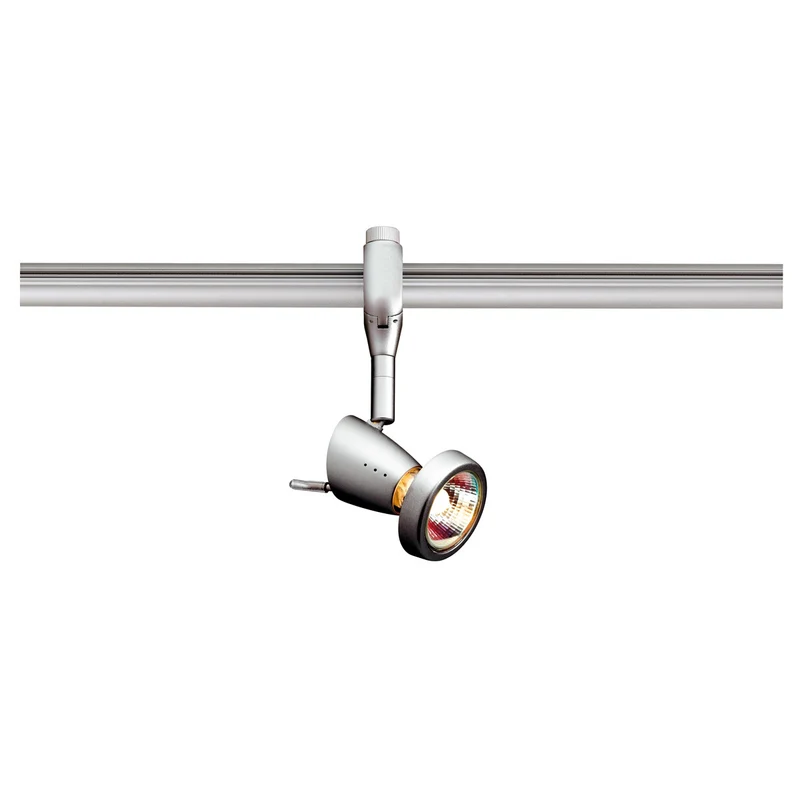 SLV SIENA Lampenkopf fürEASYTEC II, silbergrau, GU10,max. 75W, inkl. Decoring