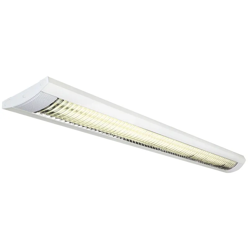 SLV TRISTAN T8 58W Deckenleuchte,rechteckig, weiss, 2xT8 58W