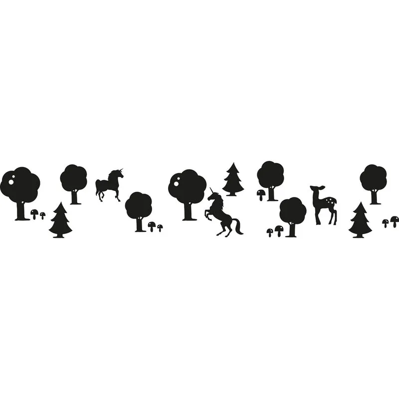 SLV Sticker Fairytale, schwarz,inkl. Rakel