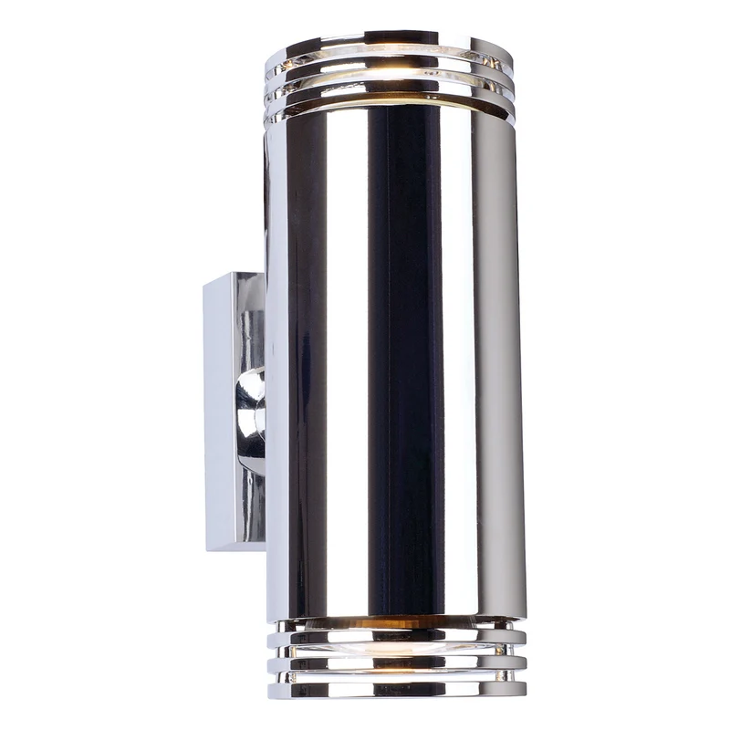 SLV BARRO UP/DOWN Wandleuchte,WL-1, rund, chrom, 2xGU10,max. 50W
