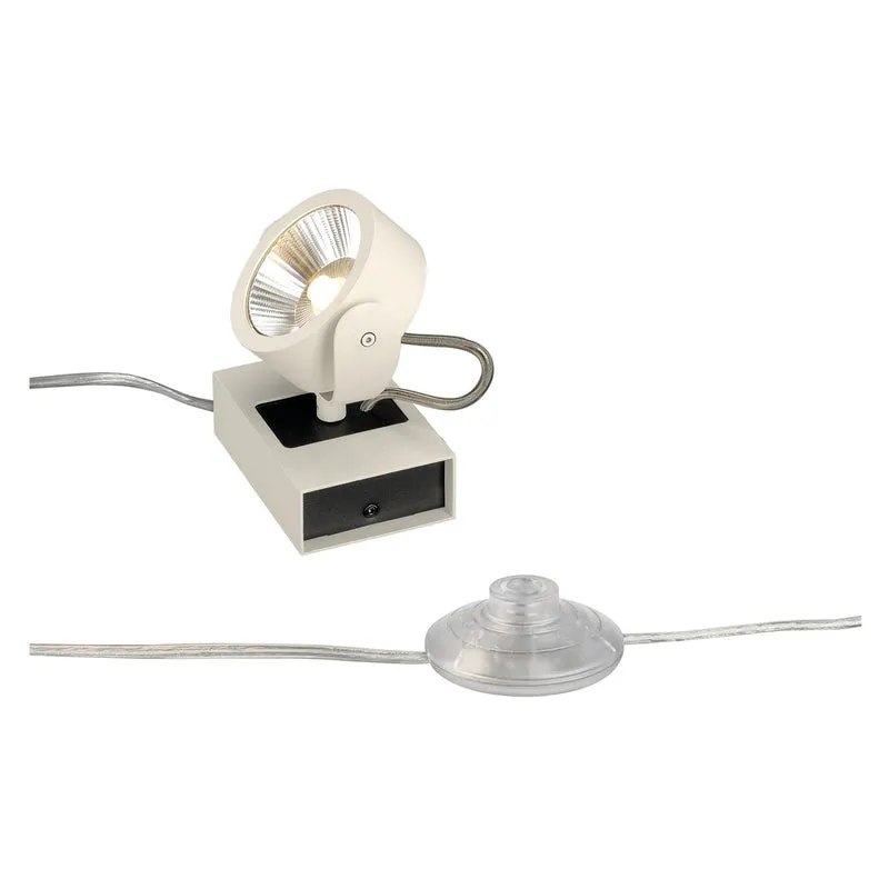 SLV KALU LED 1 FLOOR Bodenleuchte,weiss/schwarz, 1x10W, 3000K