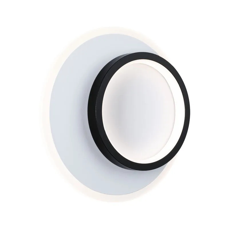 Paulmann LED Wandleuchte 2Form 4000K 1190lm / 870lm 230V 9,5W / 7W Weiß#Schwarz
