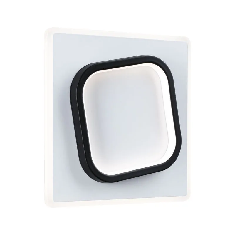 Paulmann LED Wandleuchte 2Form 4000K 1600lm / 1125lm 230V 13W / 9W Weiß#Schwarz