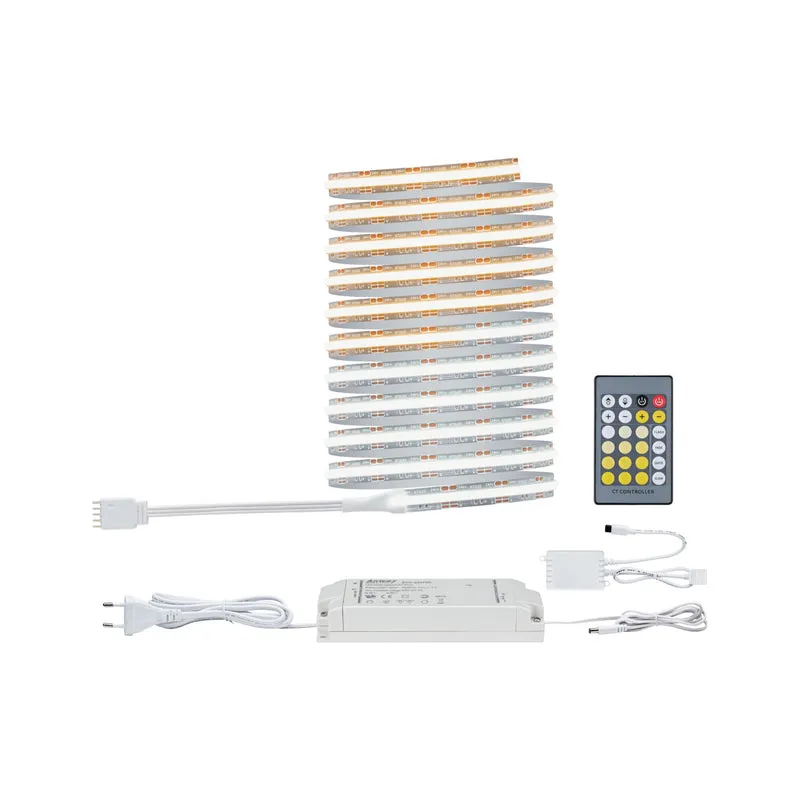 Paulmann MaxLED 1000 LED Strip Full-Line COB Basisset 3m 25,5W 1200lm/m 673 LEDs/m Tunable White 50VA