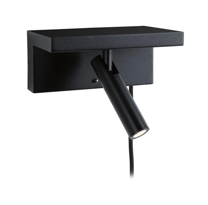 Paulmann LED Wandleuchte Jerik 3-Step-Dim 3000K 160lm 230V 2,4W dimmbar Schwarz matt