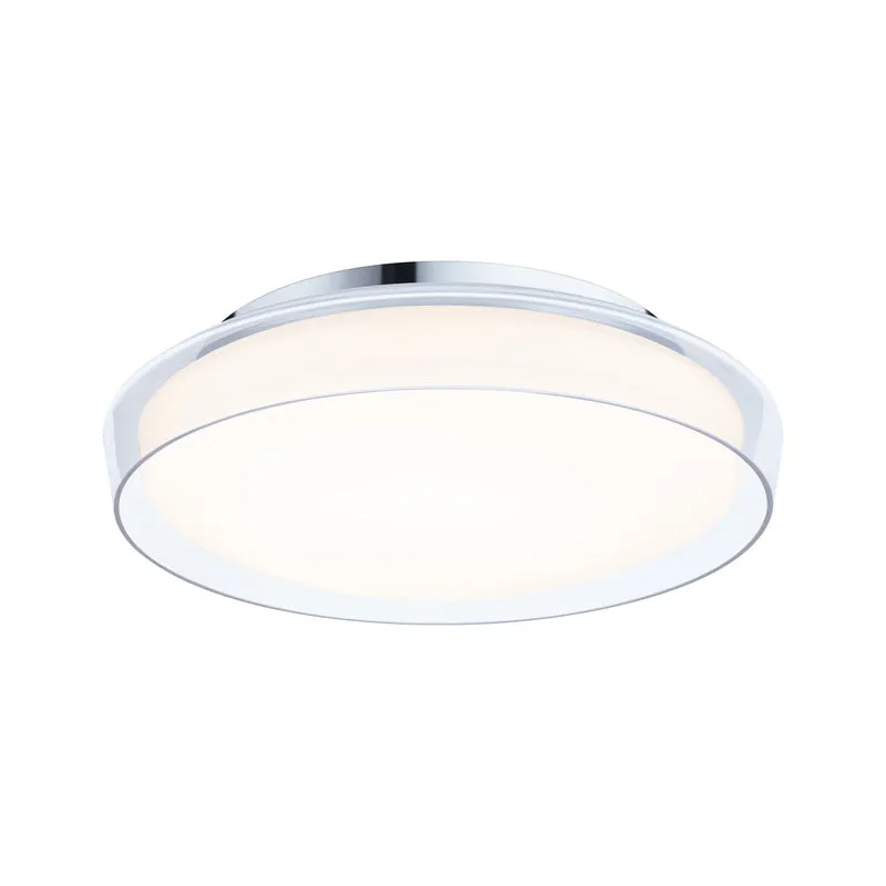 Paulmann Selection Bathroom LED Deckenleuchte Luena IP44 3000K 860lm 230V 16,5W Glas#Chrom