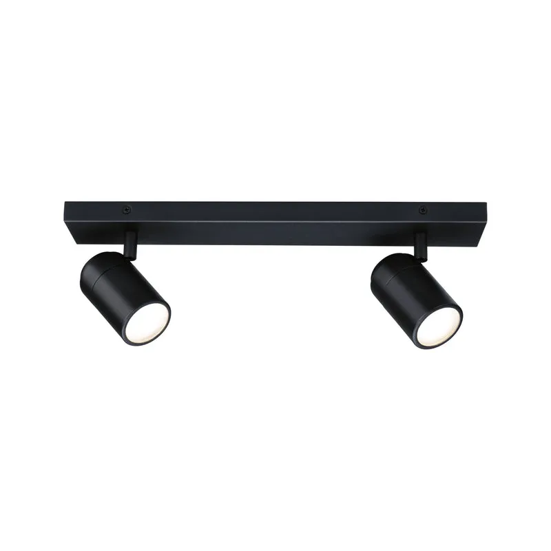 Paulmann Spotlight Zyli IP44 GU10 230V max. 2x10W dimmbar Schwarz matt