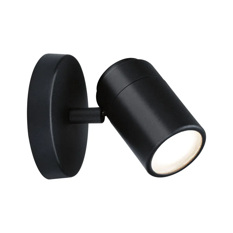 Paulmann Spotlight Zyli IP44 GU10 230V max. 10W dimmbar Schwarz matt