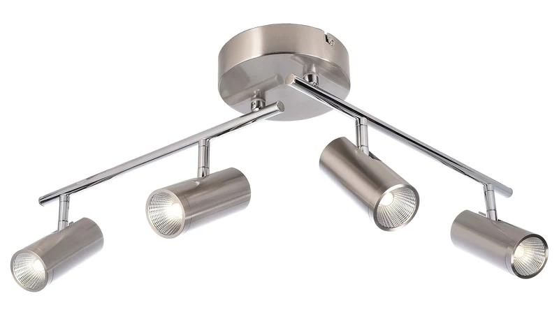 Deko-Light Becrux IV 21W silberfarben gebürstet