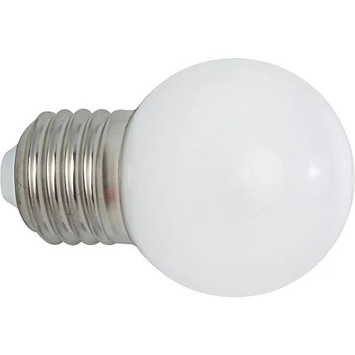 EGB LED Tropfenlampe IP54 E27 0,9W hellweiß 6700K