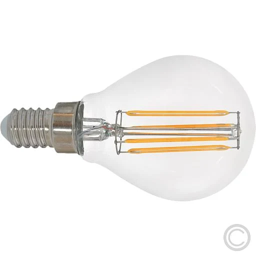 EGB Filament Tropfenlampe klar E14 4W 490lm 2700K