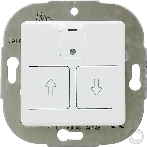 Jalousieschalter 'Rollo' weiß 6610x0100