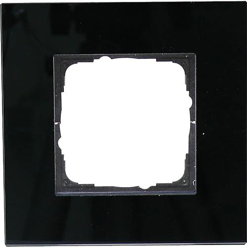 V55 Glasrahmen 1-fach schwarz