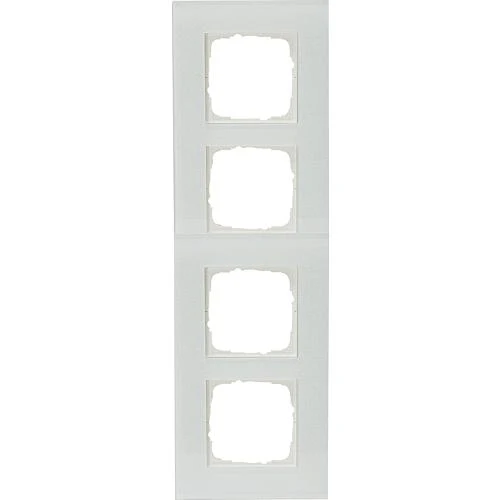 V55 Glasrahmen 4-fach reinweiß K552514/99