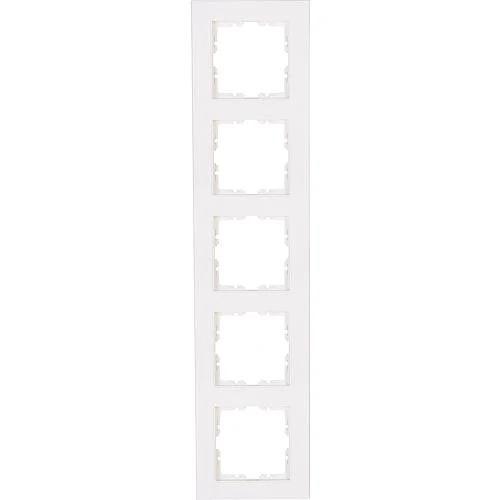 V55 Futon 5-fach Rahmen reinweiß