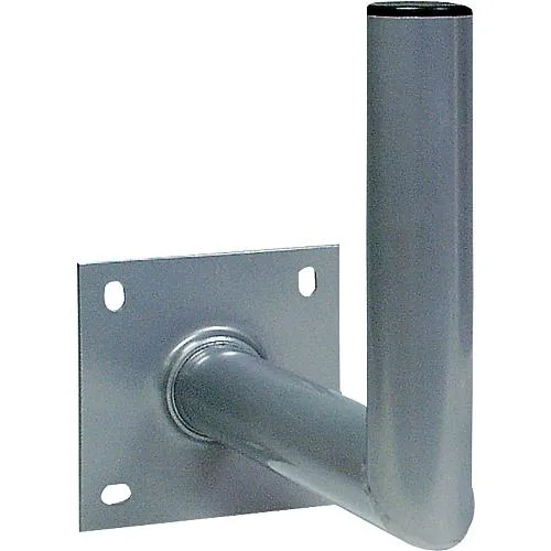 Alu - Wandhalter 25 x 25 cm grau
