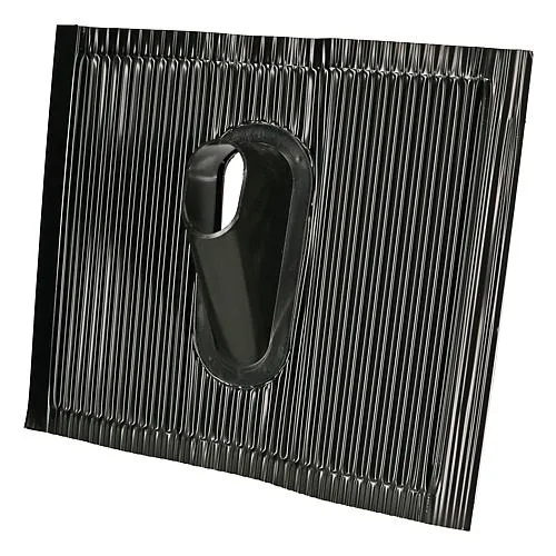 Alu Dachziegel 50x45cm, schwarz