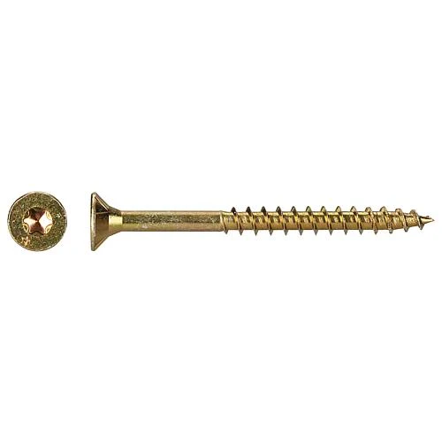 100x Senkkopf-Spanplattenschrauben T25 6,0x70