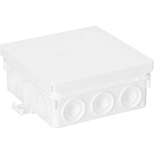 10x EGB AP-Verbindungsdose 100x100x42mm reinweiß