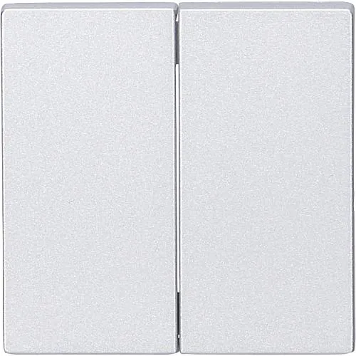 Karre Serienwippe 2-fach silber
