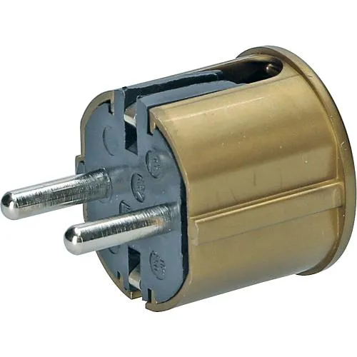 10x Winkel-Stecker gold 632go