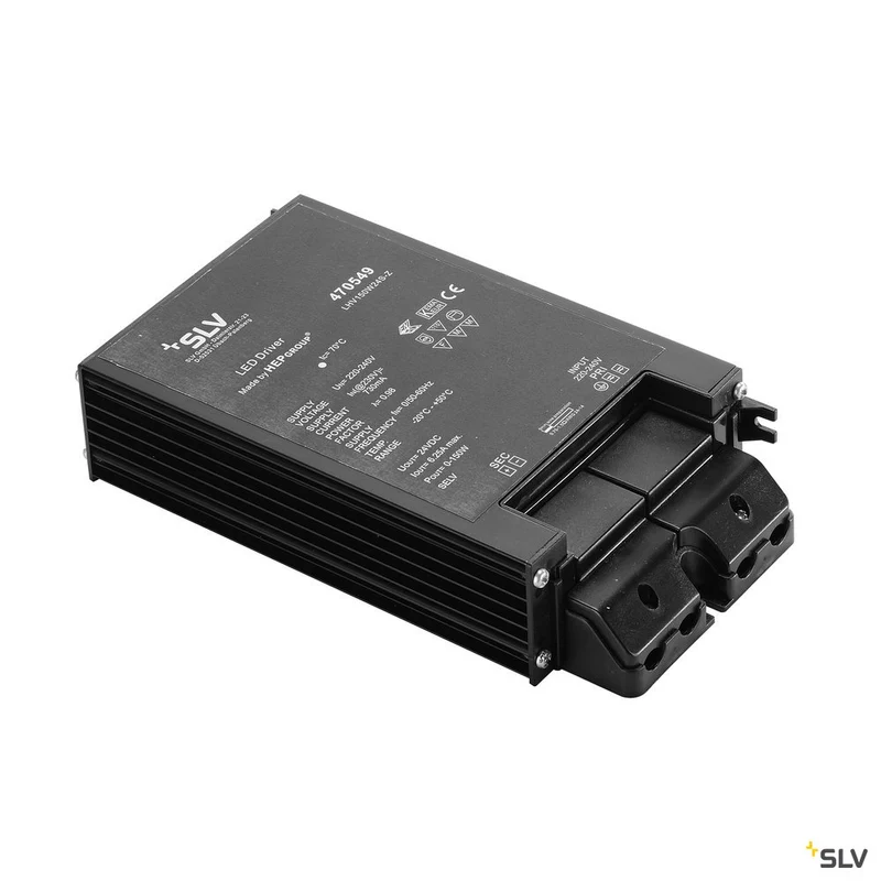 SLV LED Netzteil, 150W, 24V, inkl. Kabelverschraubung