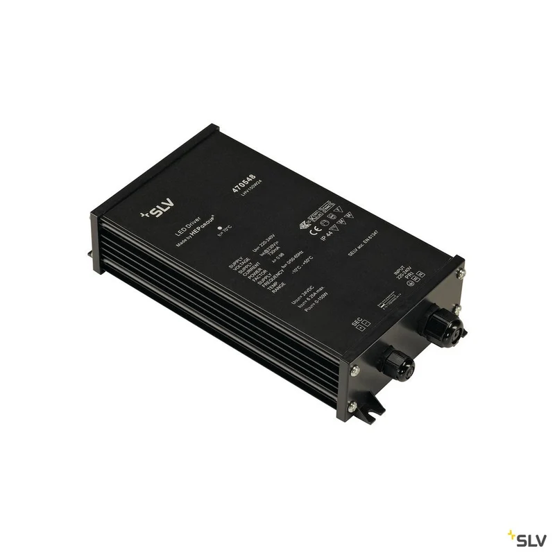 SLV LED Netzteil, 150W, 24V, IP44, inkl. Kabelverschraubung